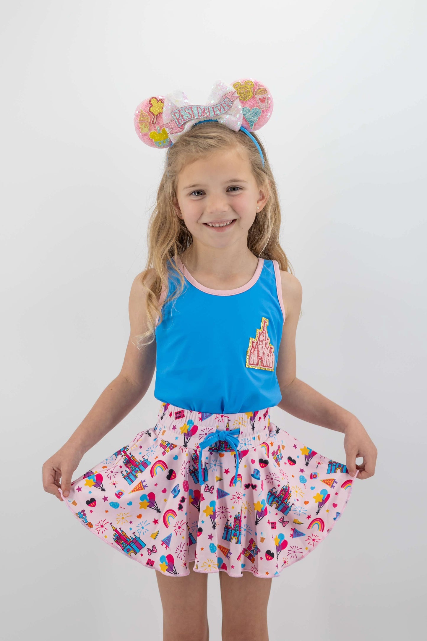 *Pre-Order* Happy Place Athleisure Skort Set - Love Millie LLC