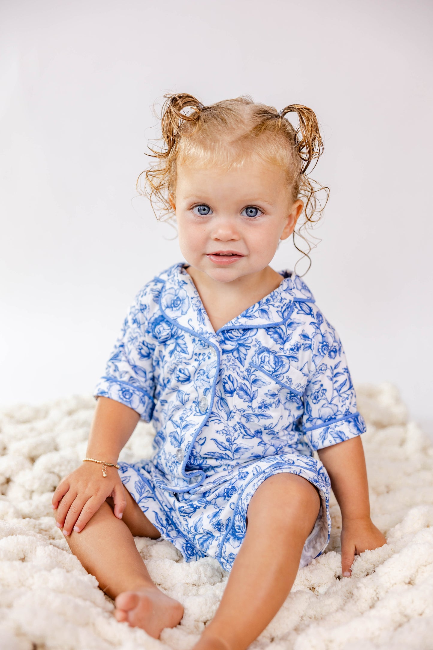 Blue Fancy Floral Lounge Set *Pre-Order*