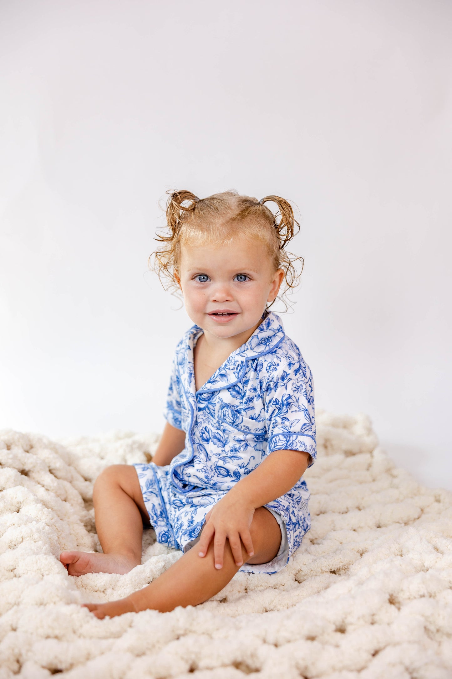 Blue Fancy Floral Lounge Set *Pre-Order*