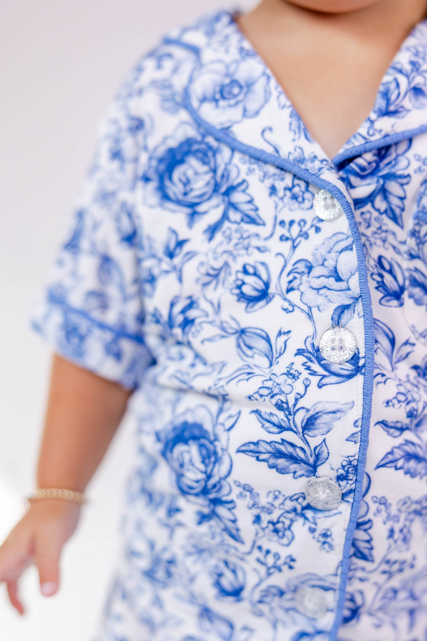 Blue Fancy Floral Lounge Set *Pre-Order*