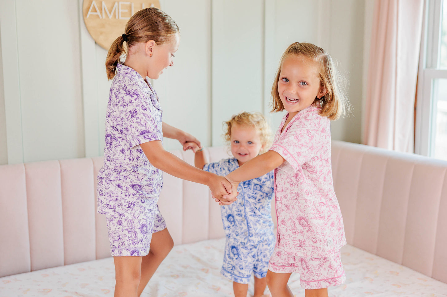 Blue Fancy Floral Lounge Set *Pre-Order*
