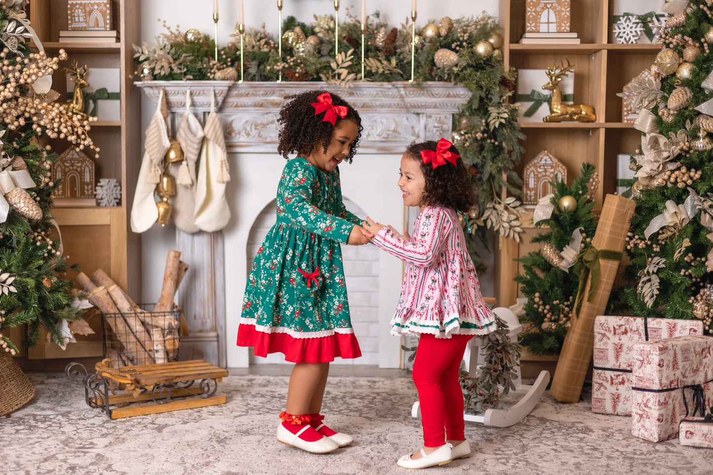 Christmas Berry Madeline Dress - Love Millie LLC