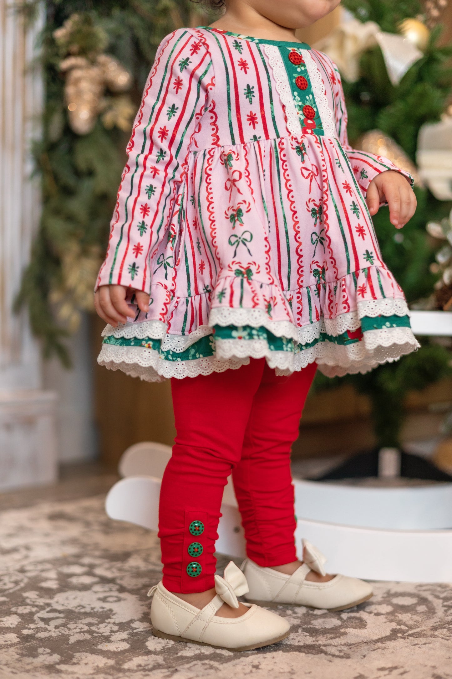 Candy Ribbon Annie Tunic Set - Love Millie LLC