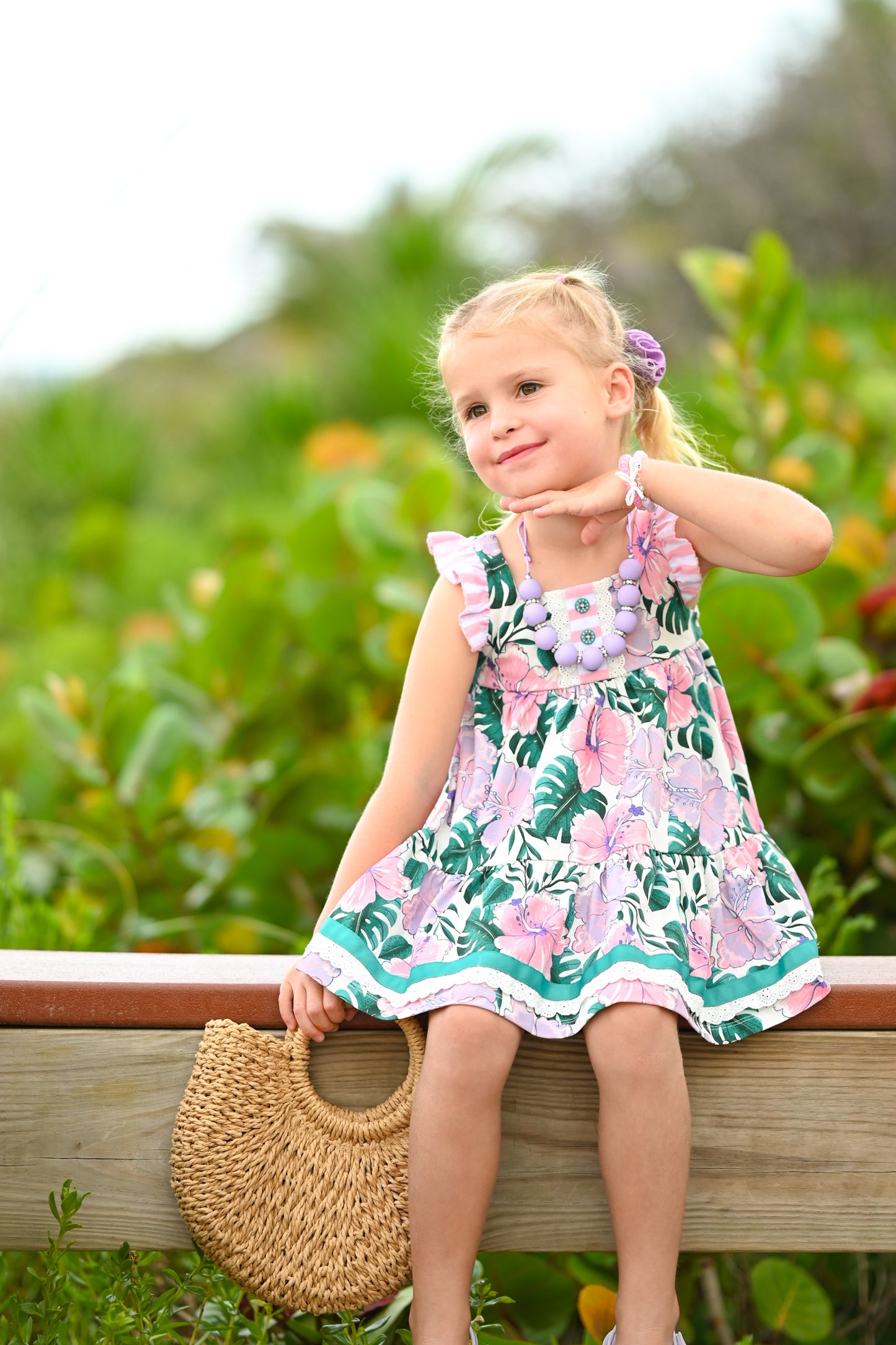 Hibiscus Margo Tunic Set