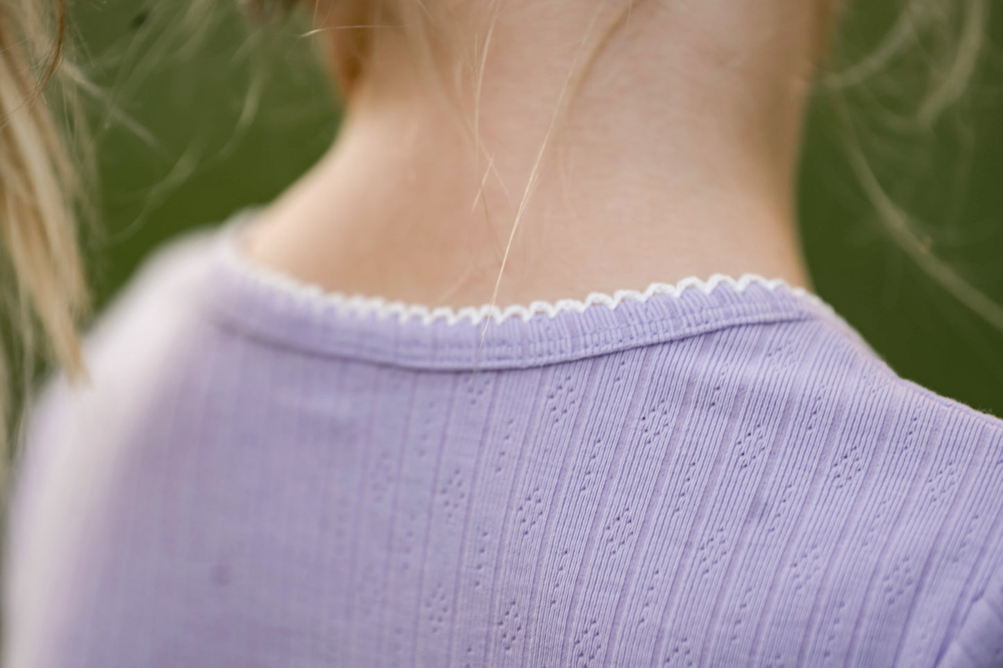 Purple Pointelle Top *Pre-Order*