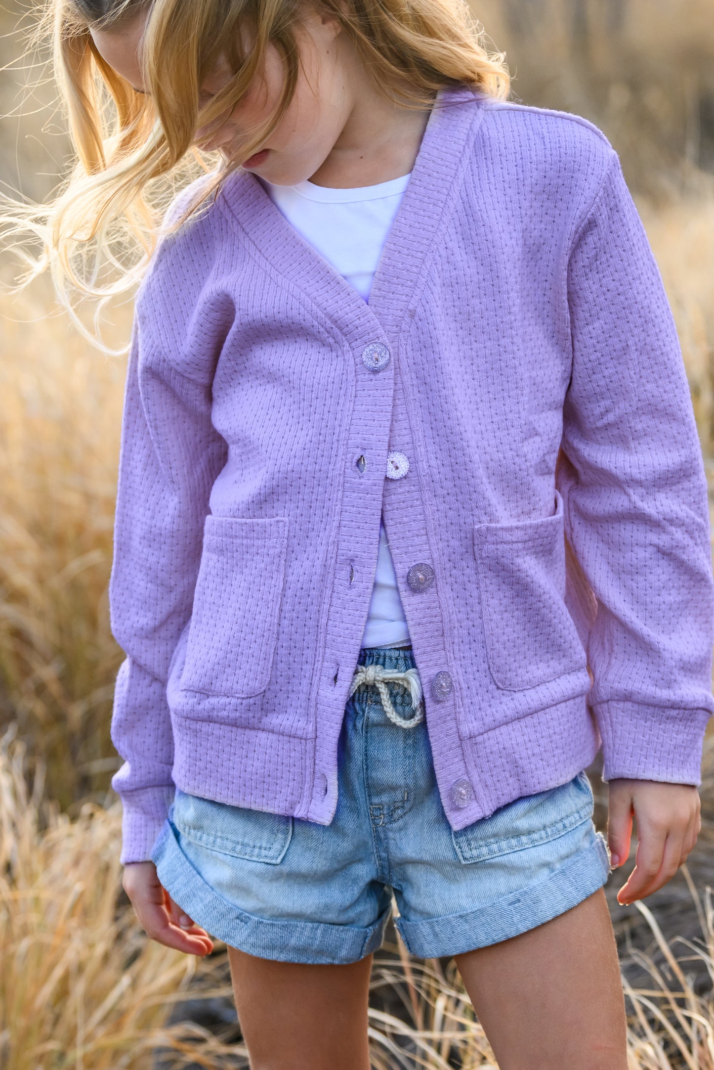 Soft Purple Cardigan