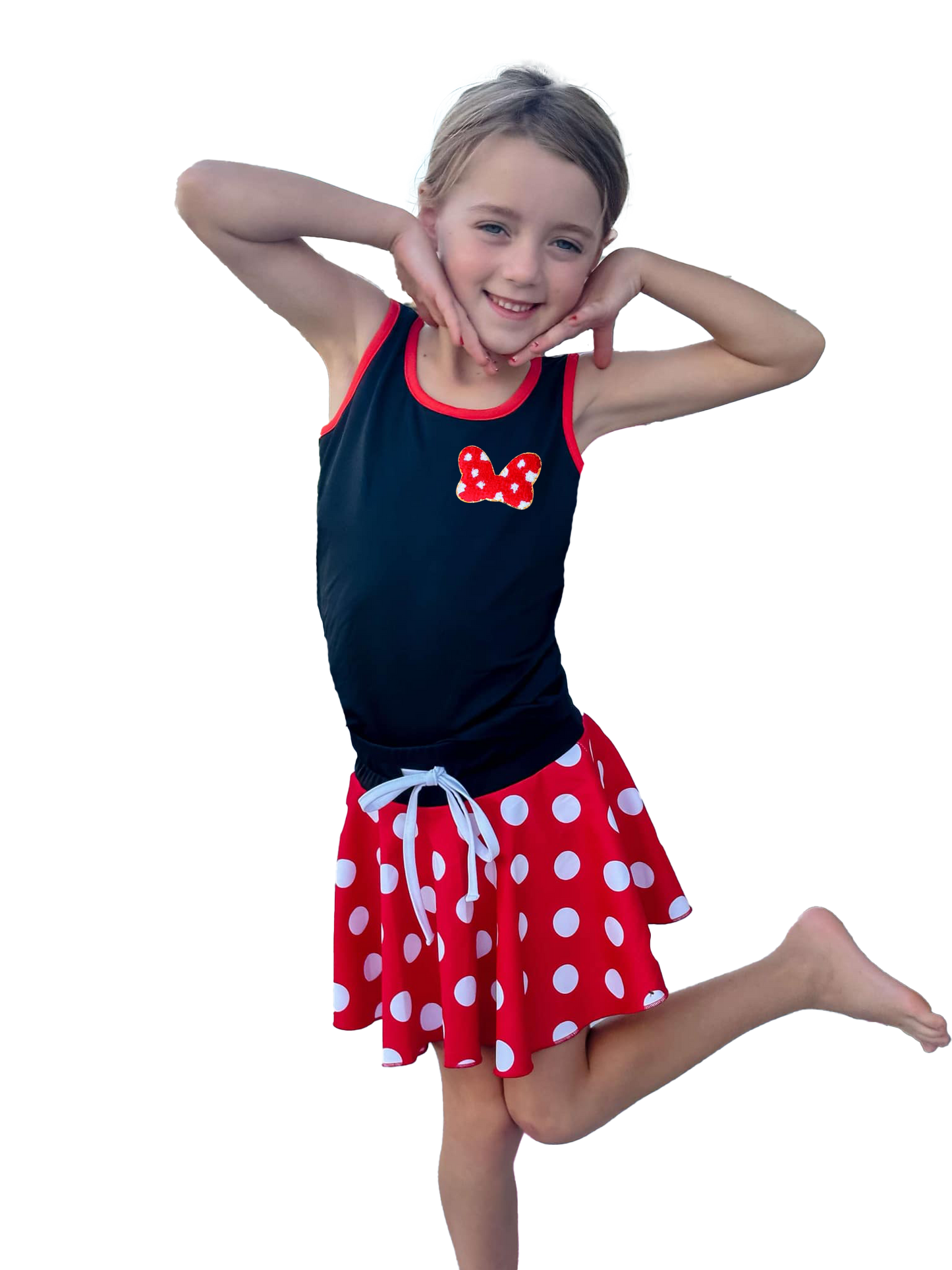 *Pre-Order* Polk-a-Dot Mouse Athleisure Skort Set - Love Millie LLC