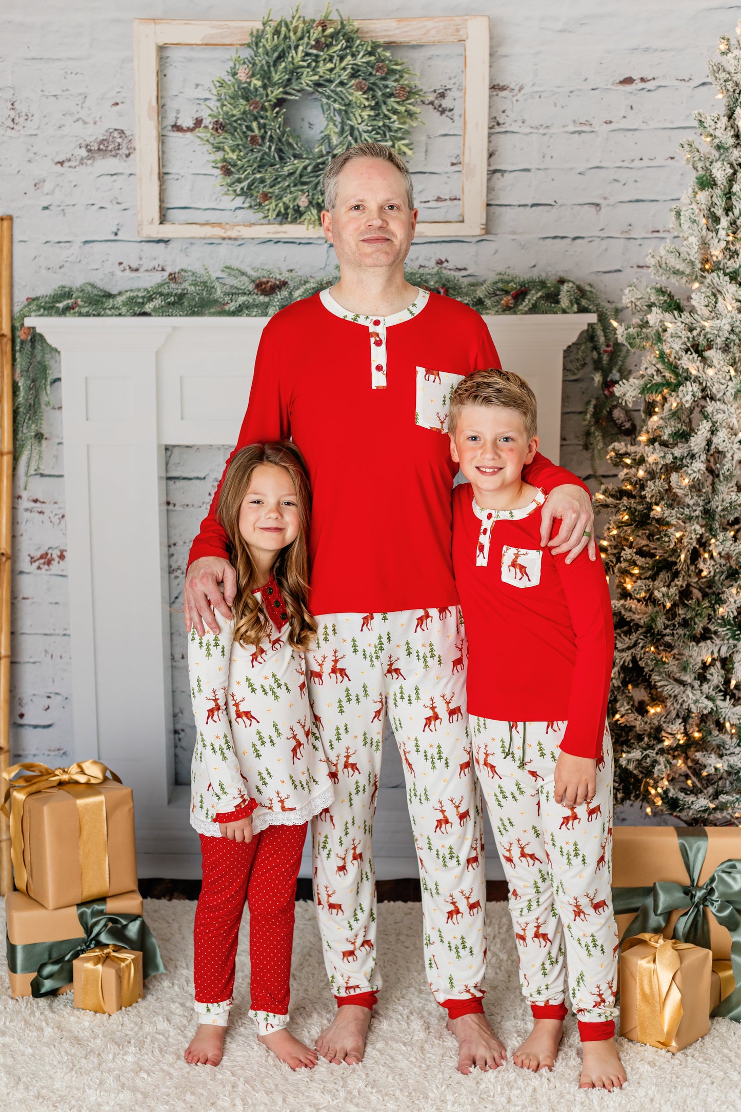 Christmas Reindeer Lounge Set Boys/Men's - Love Millie LLC