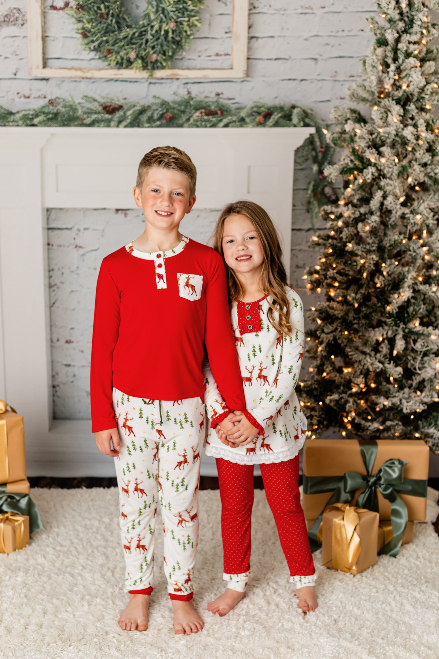 Christmas Reindeer Lounge Set Boys/Men's - Love Millie LLC