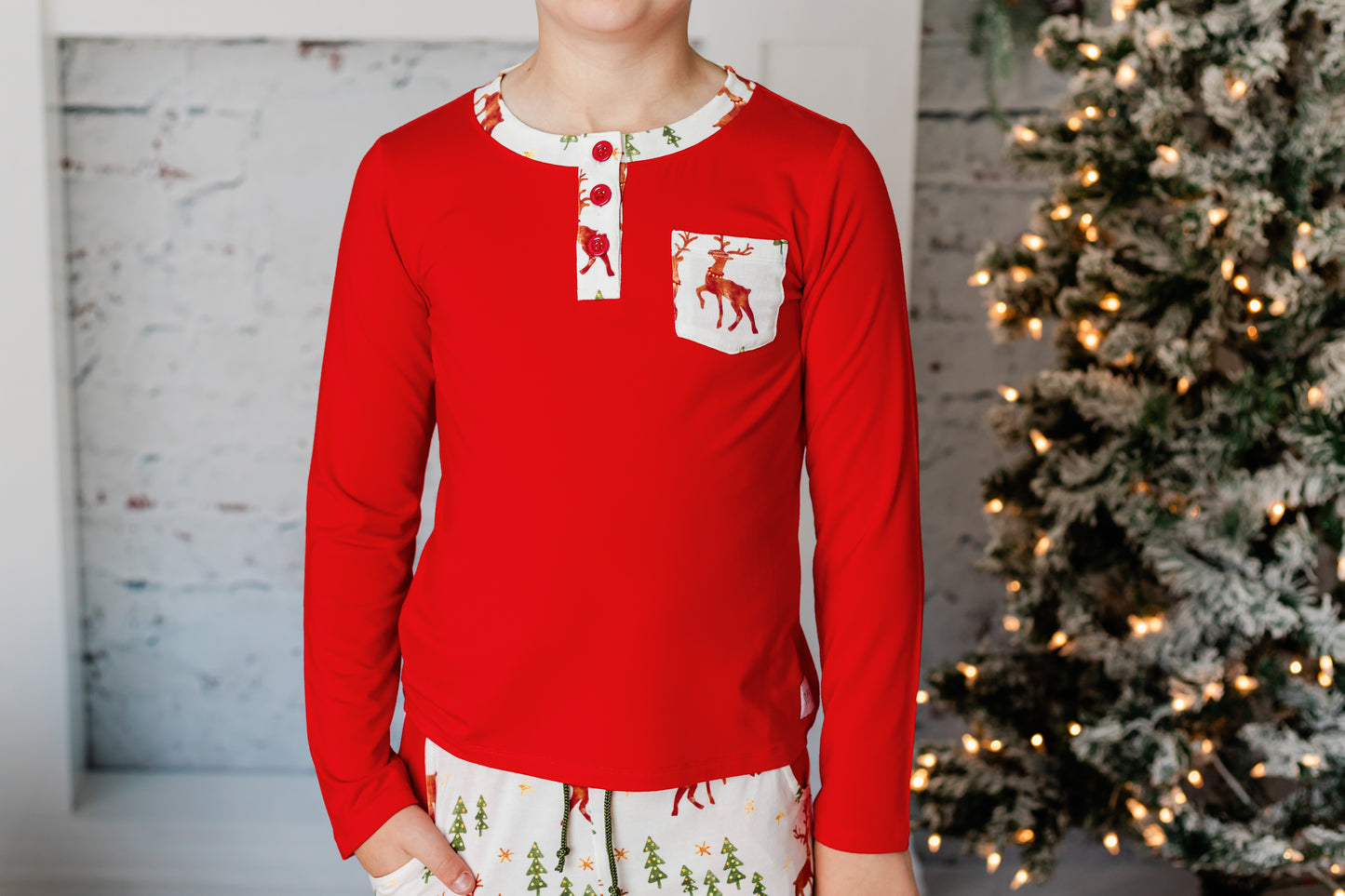 Christmas Reindeer Lounge Set Boys/Men's - Love Millie LLC
