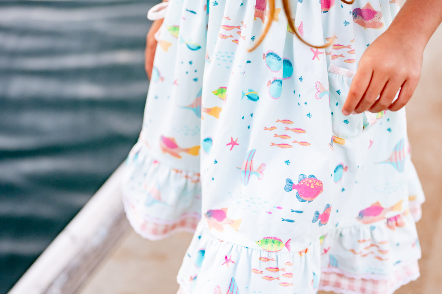 Tropical Fish Penelope Dress - Love Millie Clothing