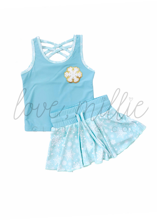 *Pre-Order* Ice Queen Athleisure Skort Set