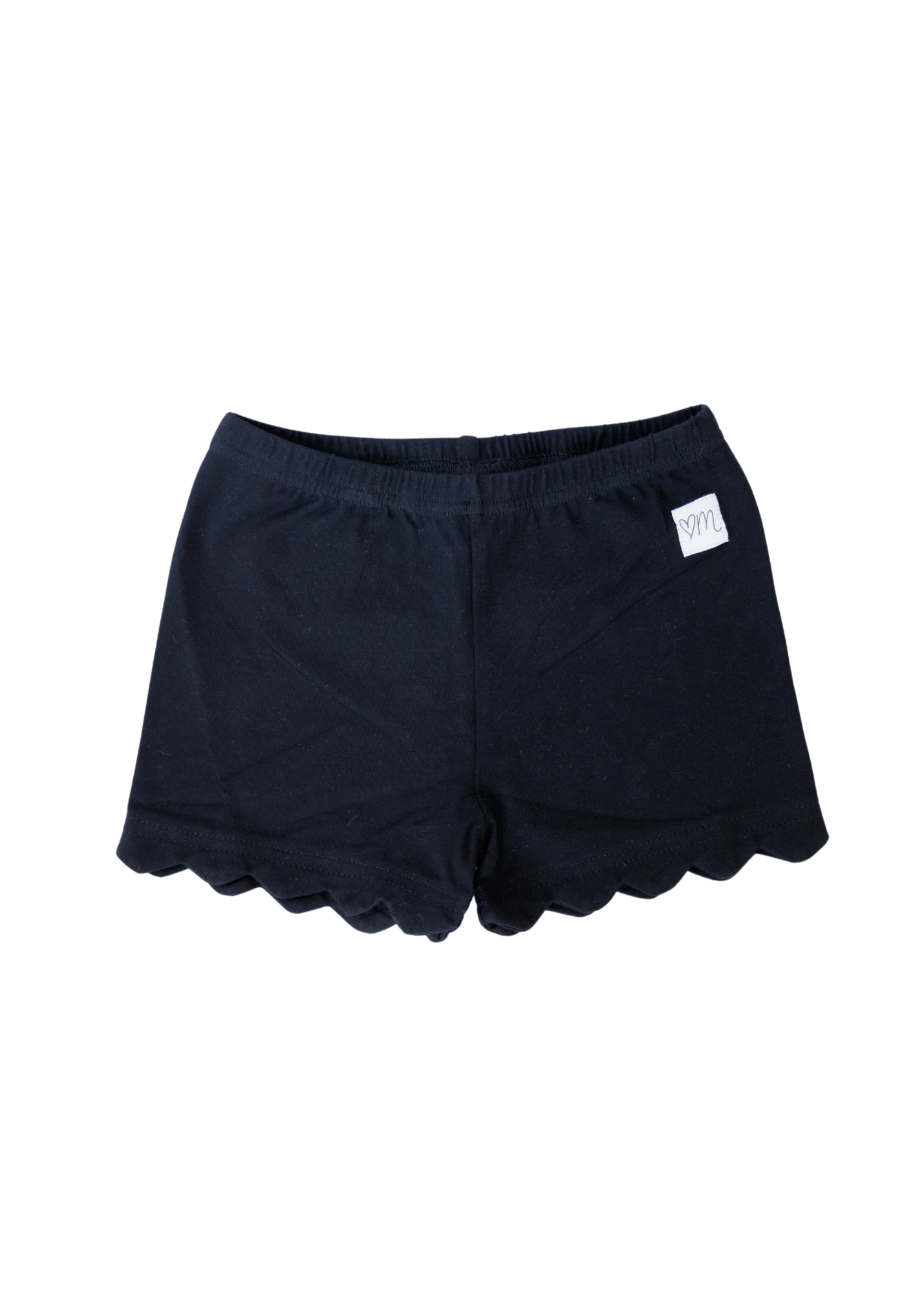 *Pre-Order* Black Scalloped Shorties