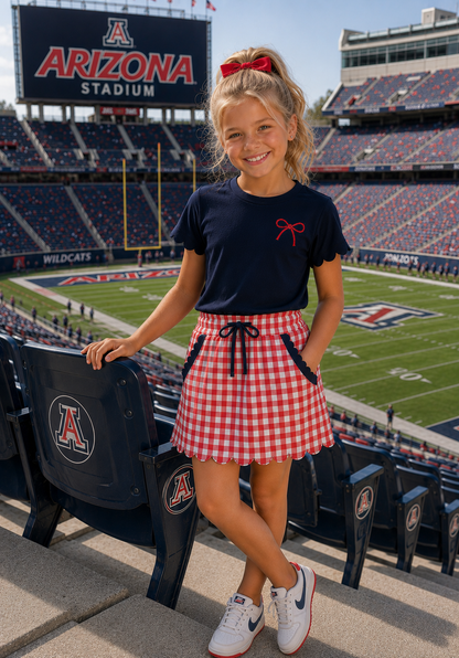 Navy & Red Game Day Isla Skort Set  *Pre-Order*