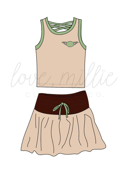 Tiny Elder Athleisure Skort Set  *Pre-Order*