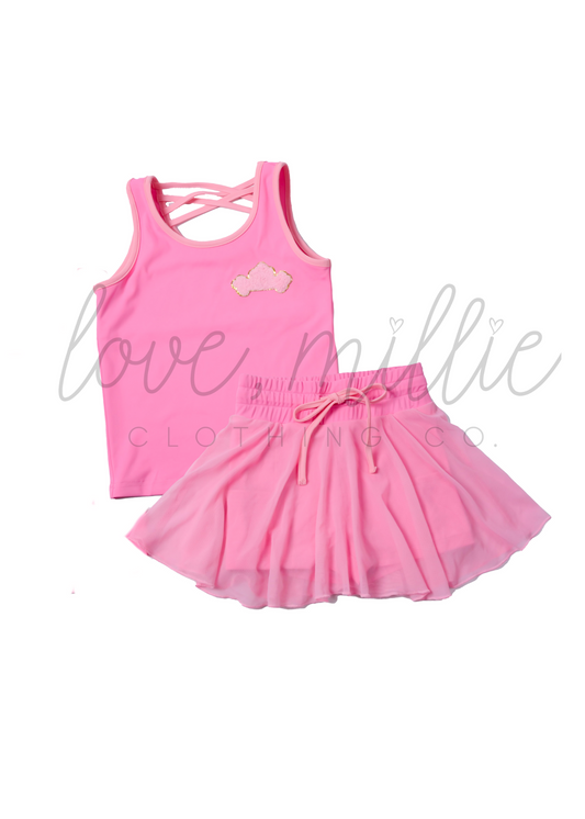 *Pre-Order* Sleepy Princess Athleisure Skort Set