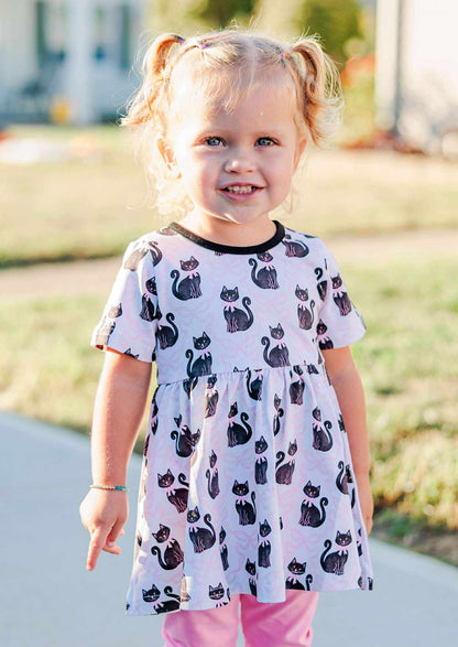 Kitty Cat Short Sleeve Tunic