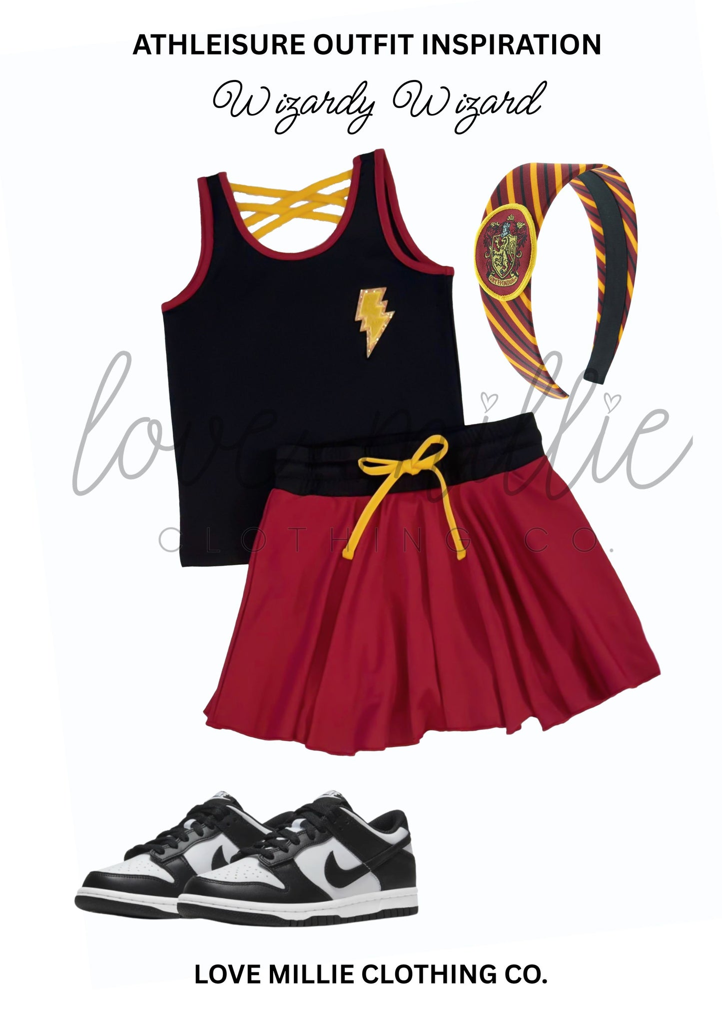 *Pre-Order*Wizardy Wizard Athleisure Skort Set