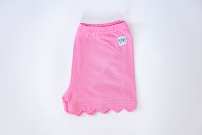 Begonia Pink Scalloped Shorties