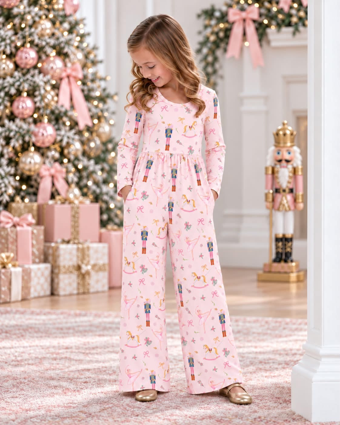 Sugarplum Nutcracker Leggy Romper  *Pre-Order*