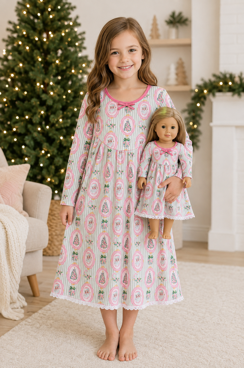 Sugarplum Santa Lounge Gown Set *Pre-Order*