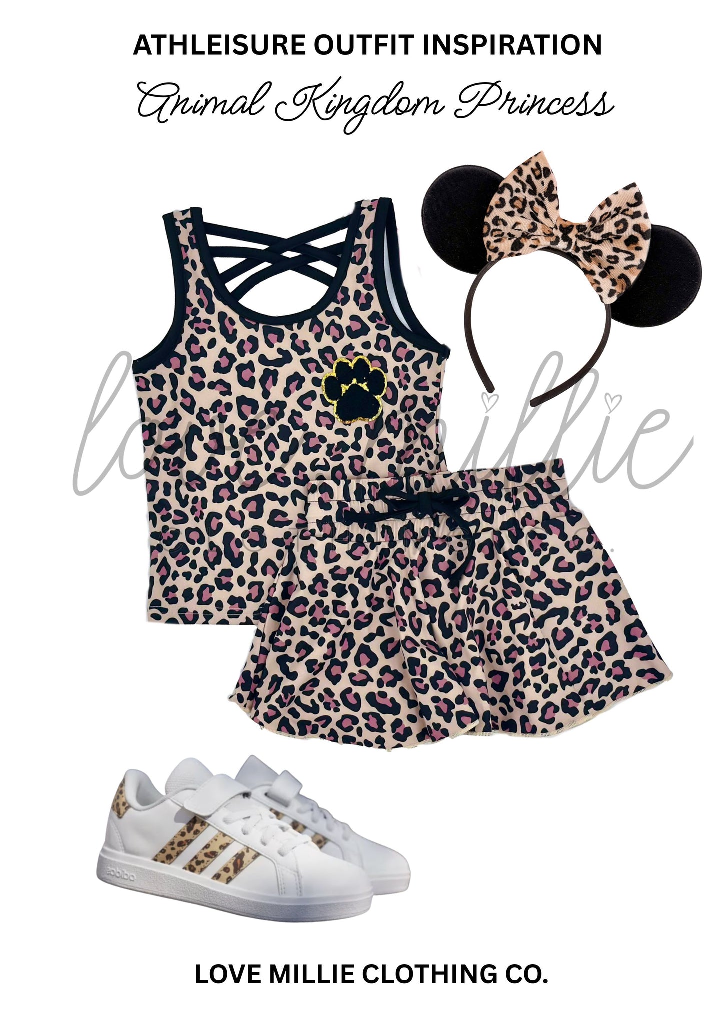Animal Kingdom Athleisure Skort Set