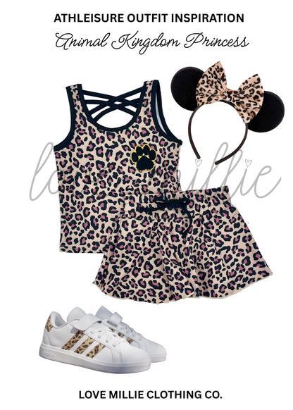 Animal Kingdom Athleisure Skort Set