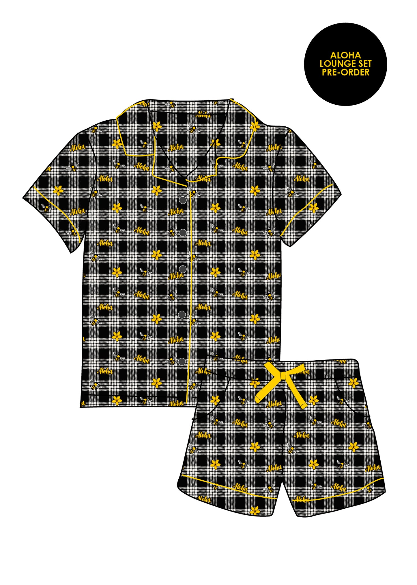 Aloha Shorts Lounge Set  *Pre-Order*