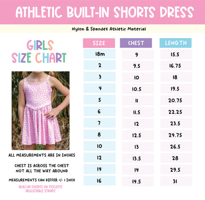 Pink Leopard Luxe Athletic Dress *Pre-Order*