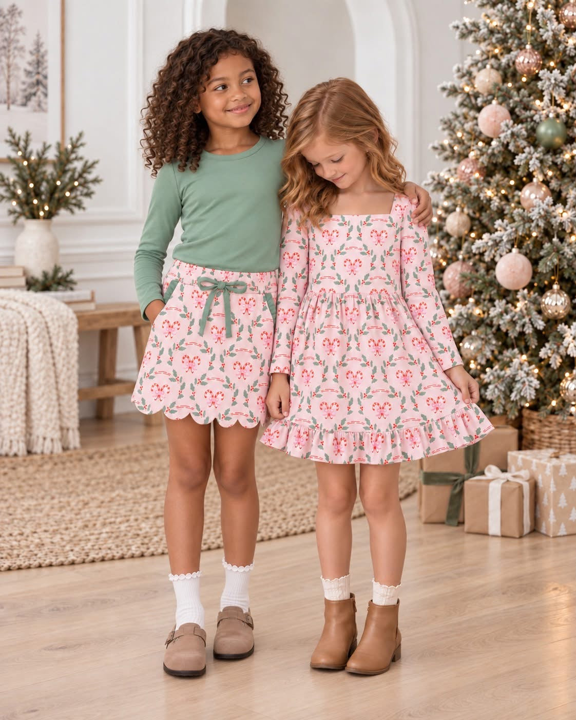 Peppermint Holly Vivi Dress *Pre-Oder*