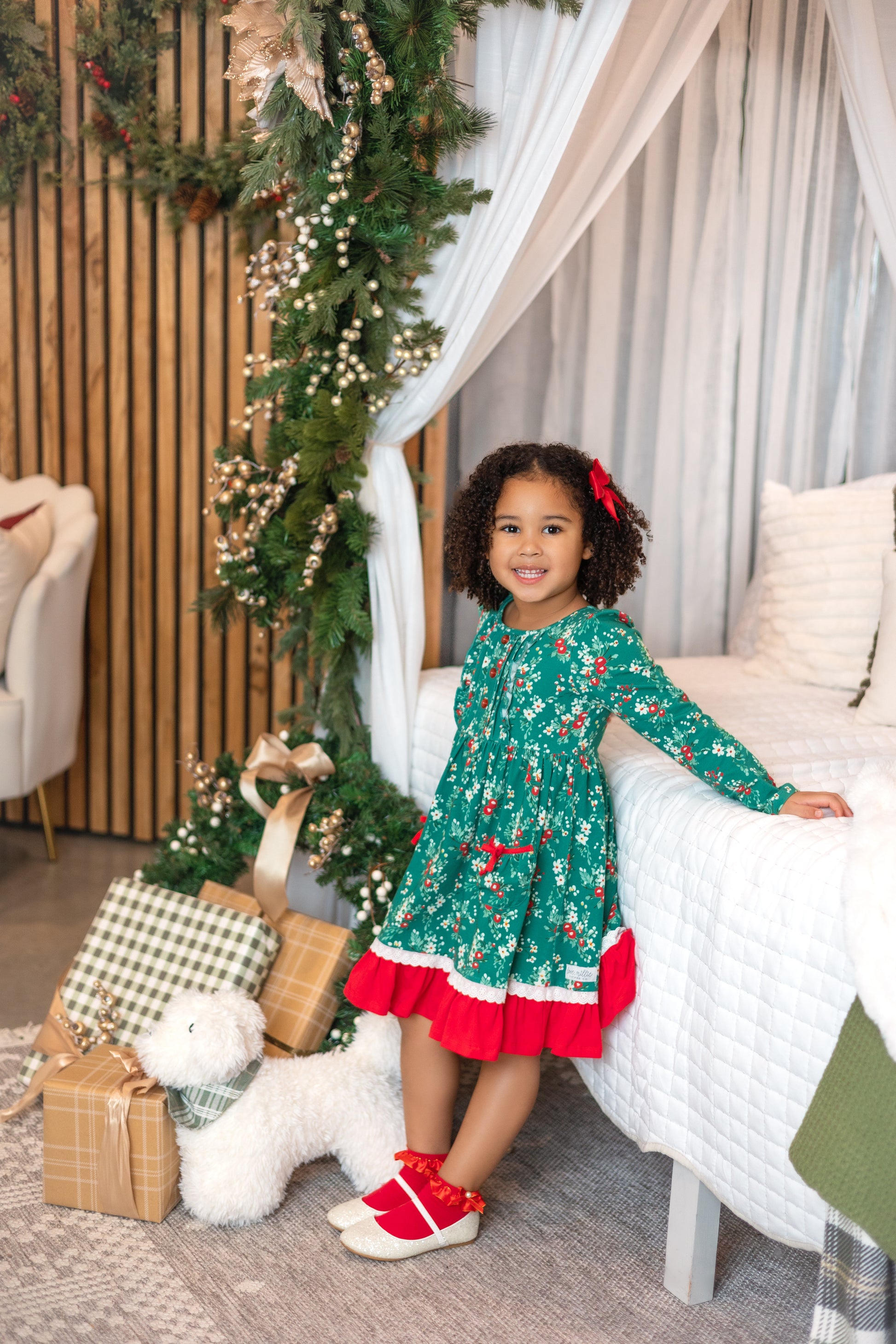 Christmas Berry Madeline Dress Christmas Berry Madeline Dress