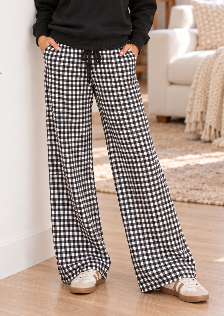 Gingham Sweatpants *Pre-Order*