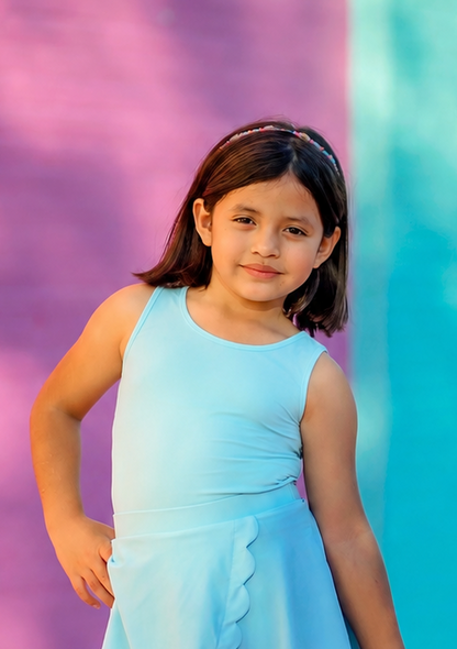 Pacific Breeze Athletic Scalloped Tank *Pre-Order*