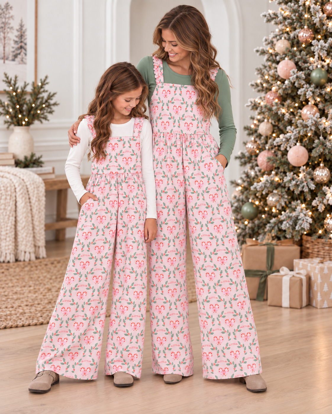 Peppermint Holly Leggy Jumper  *Pre-Order*