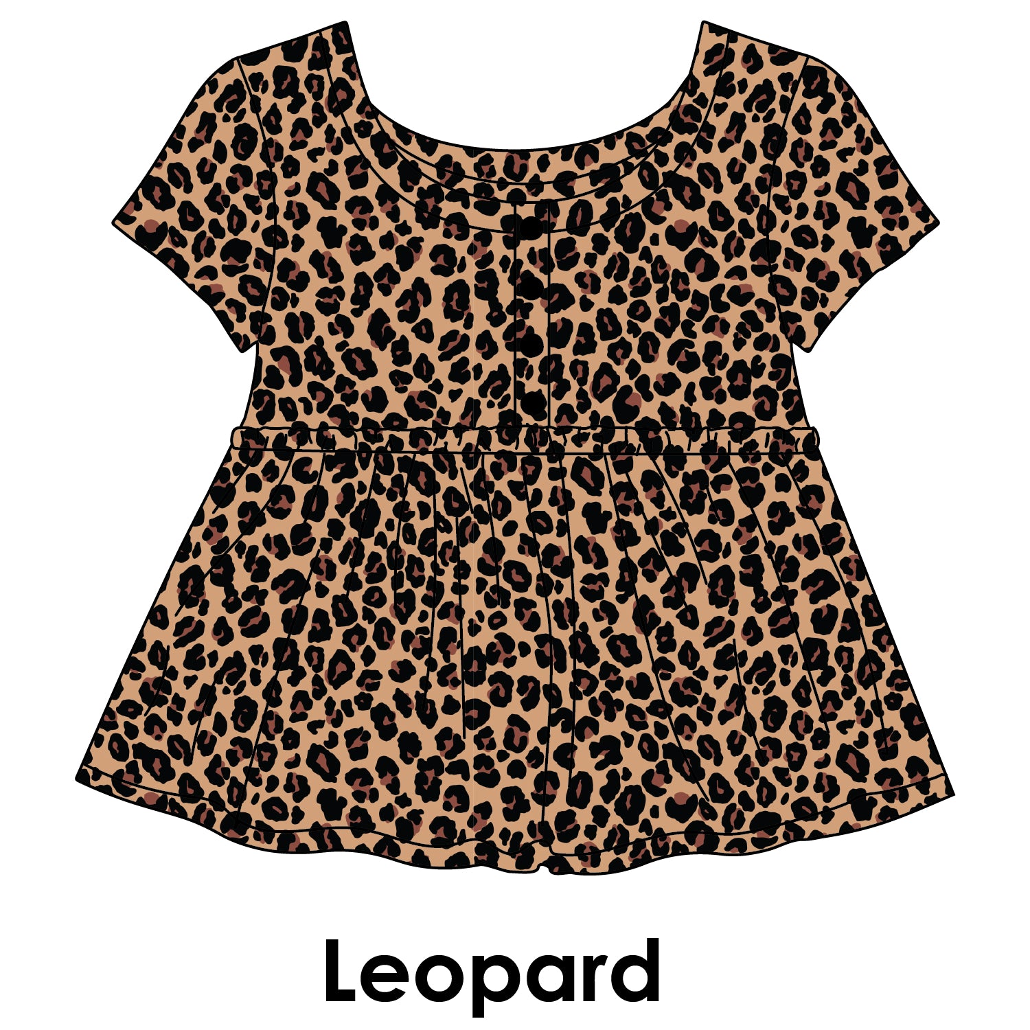 Baby Doll Button Tee *Pre-Order*