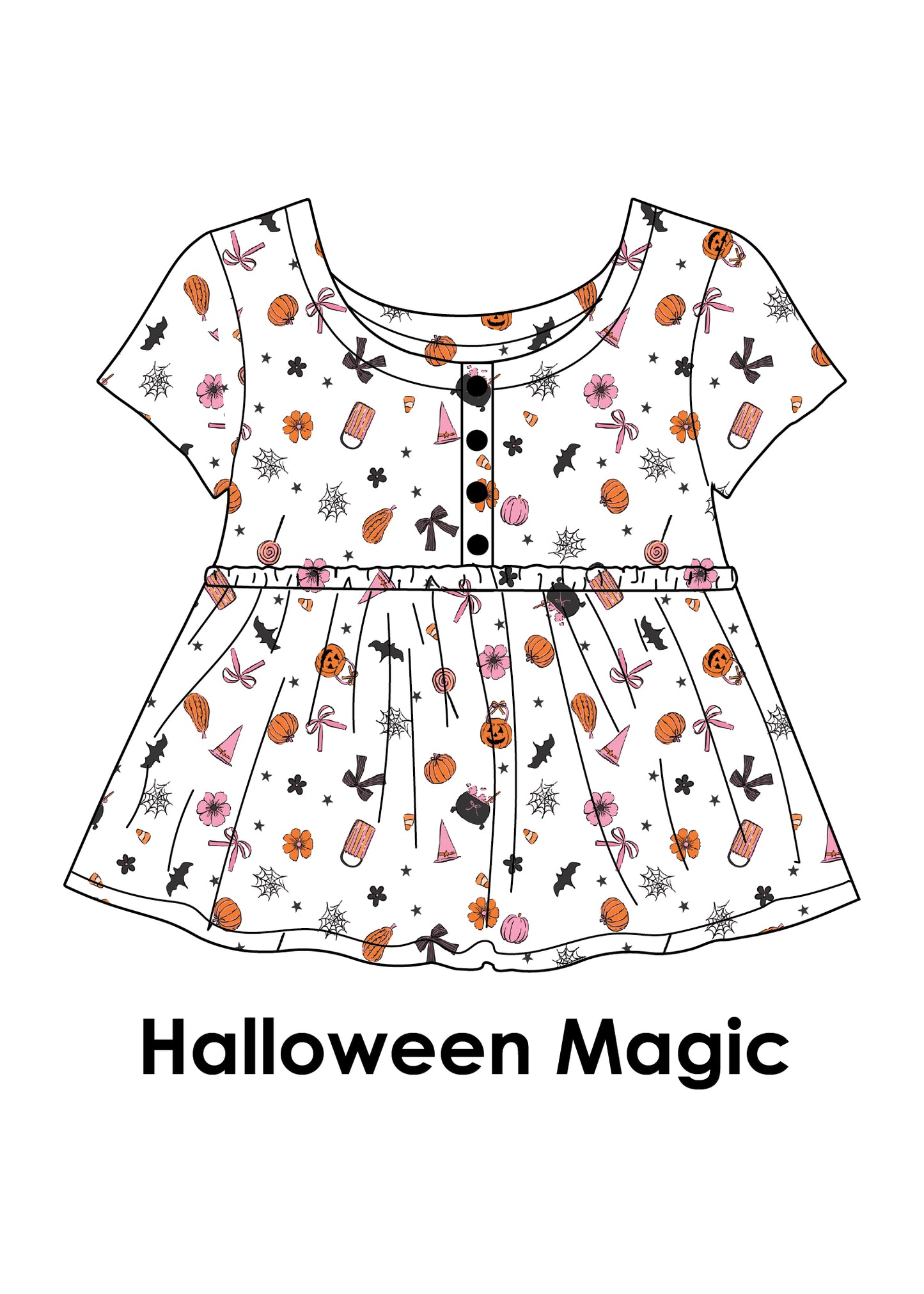 Baby Doll Button Tee *Pre-Order*