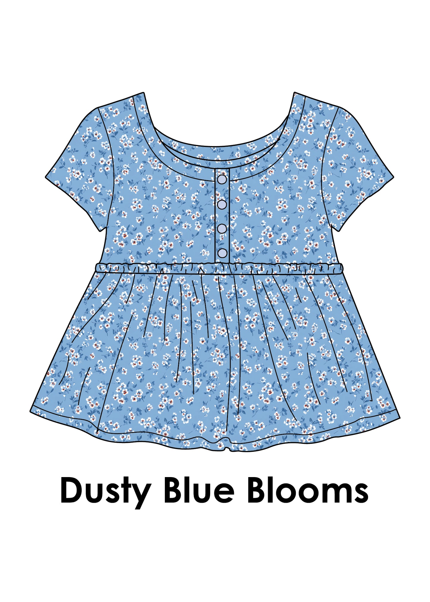Baby Doll Button Tee *Pre-Order*