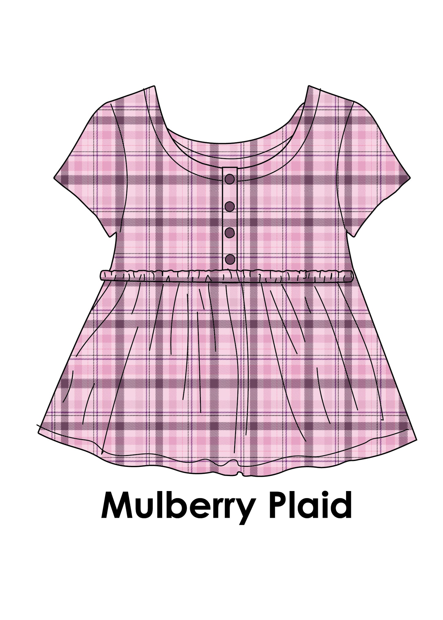 Baby Doll Button Tee *Pre-Order*