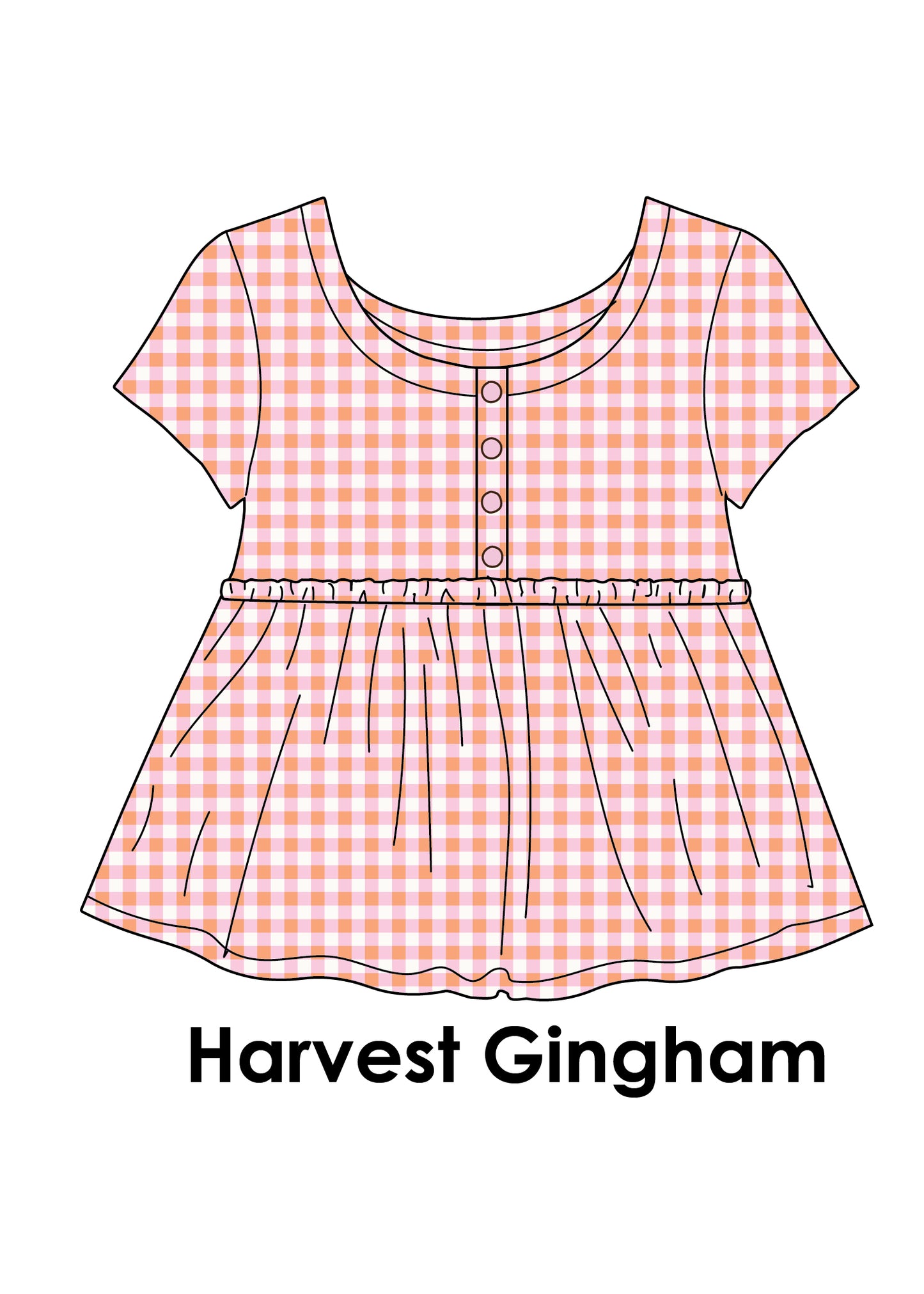 Baby Doll Button Tee *Pre-Order*