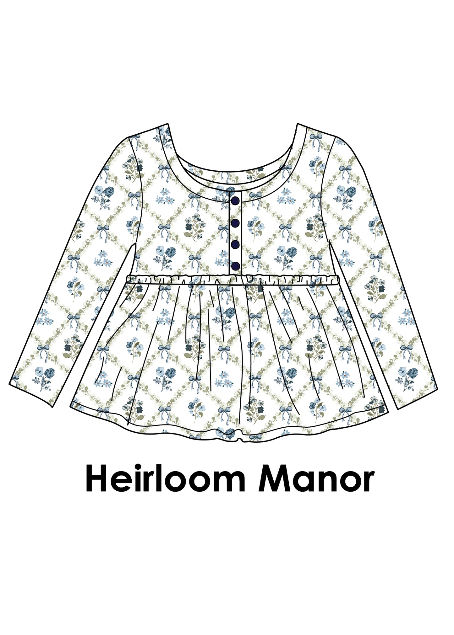 Baby Doll Button Tee *Pre-Order*