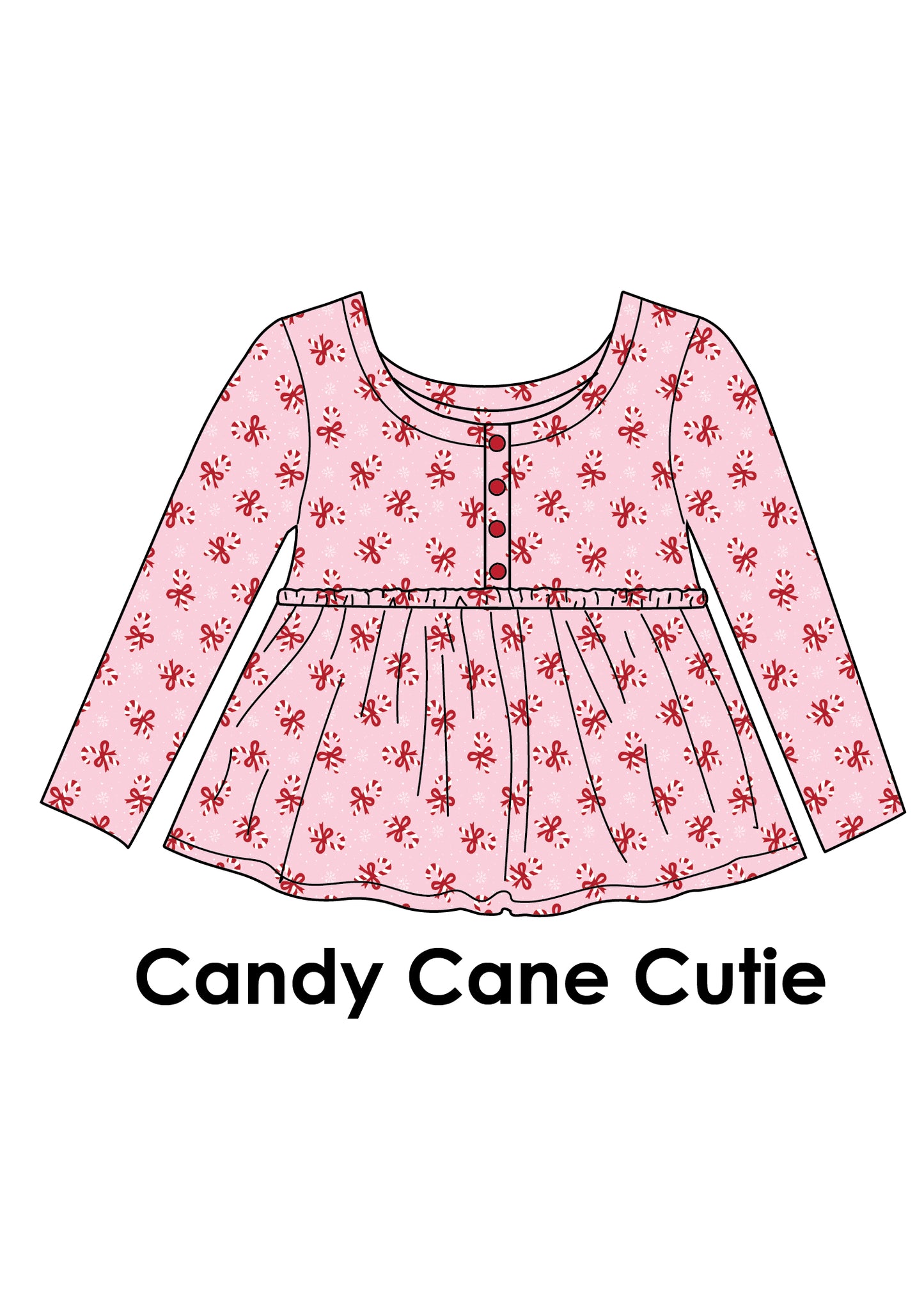 Baby Doll Button Tee *Pre-Order*