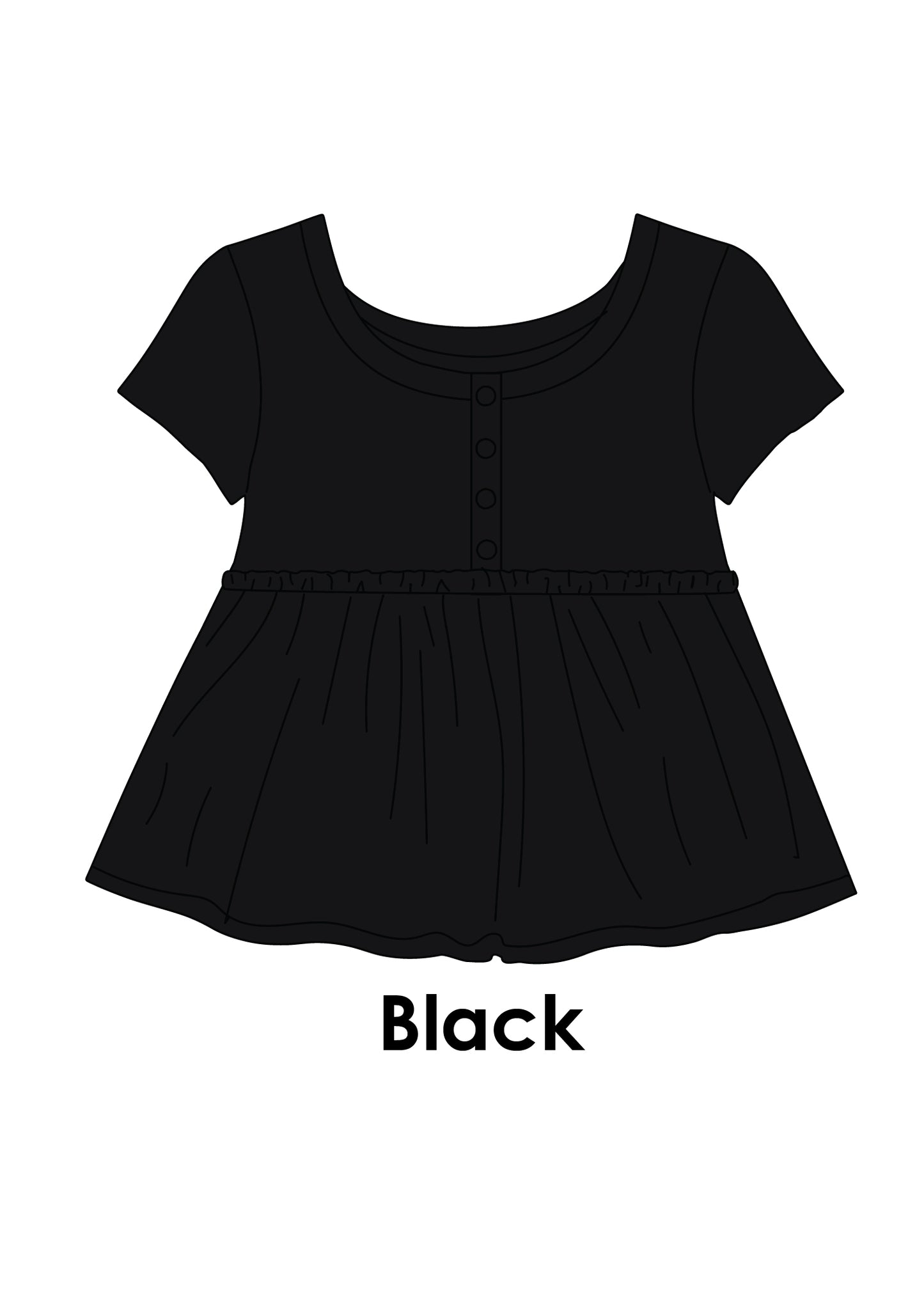 Baby Doll Button Tee *Pre-Order*