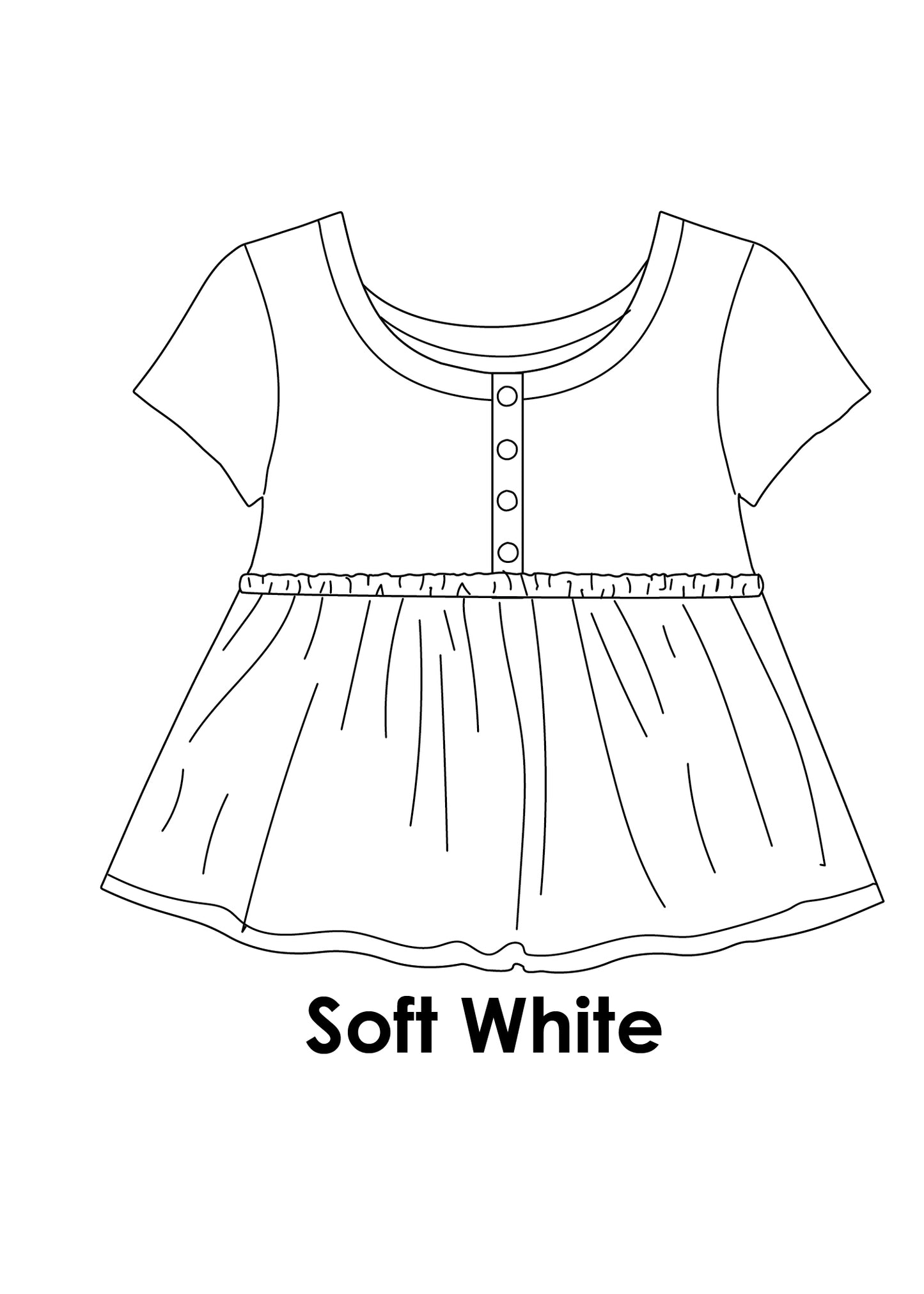 Baby Doll Button Tee *Pre-Order*
