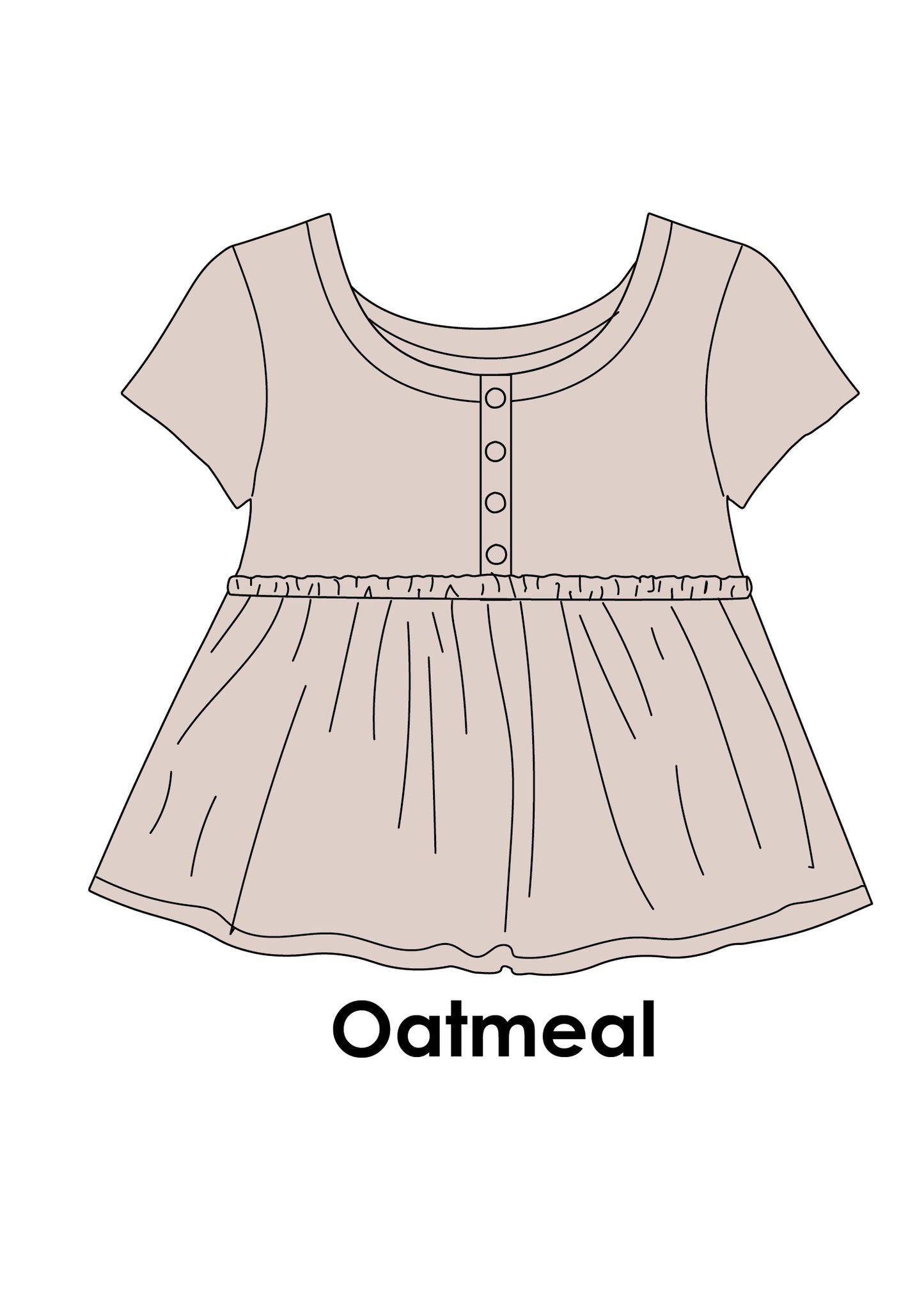 Baby Doll Button Tee *Pre-Order*