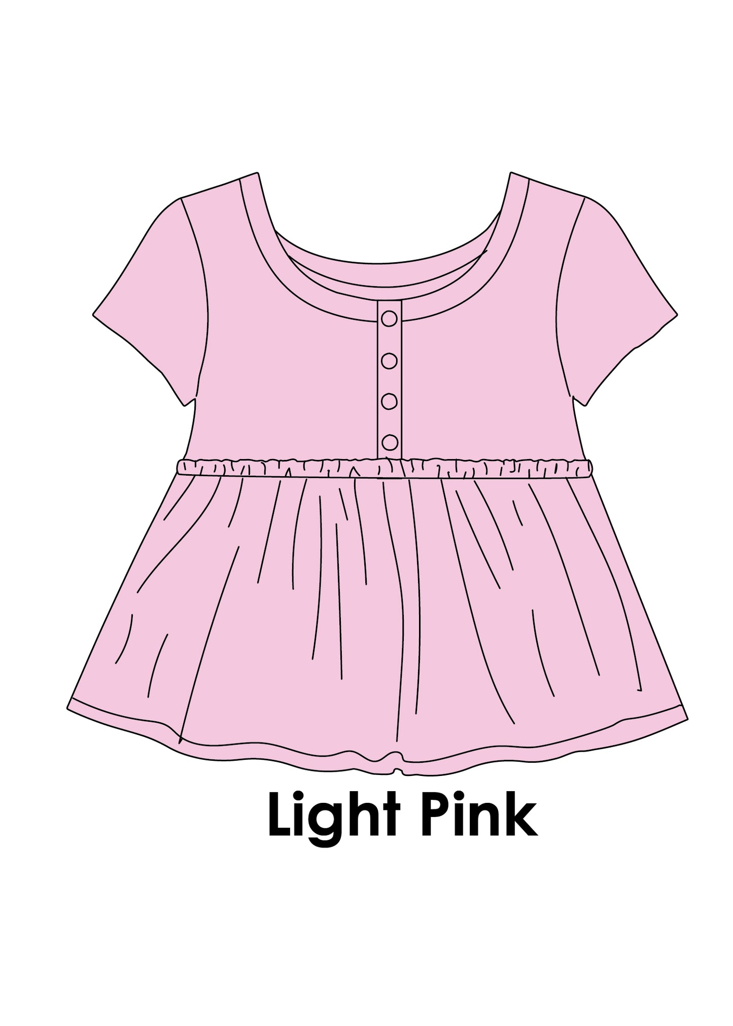 Baby Doll Button Tee *Pre-Order*