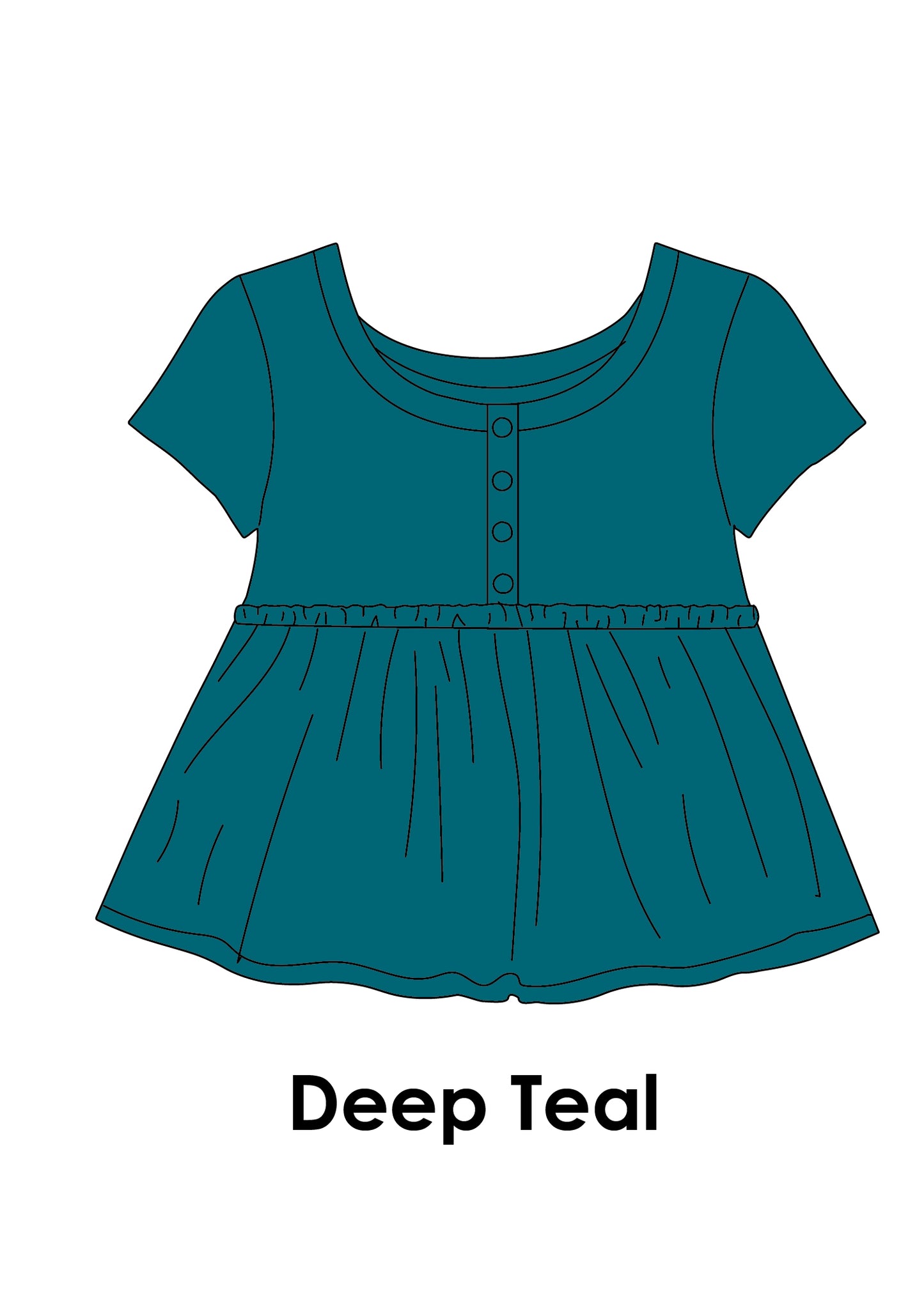 Baby Doll Button Tee *Pre-Order*