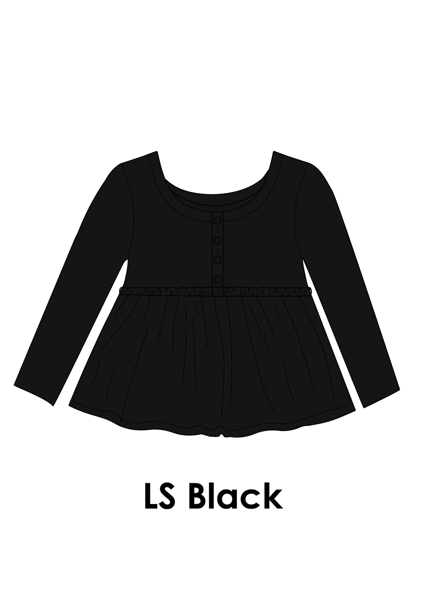 Baby Doll Button Tee *Pre-Order*
