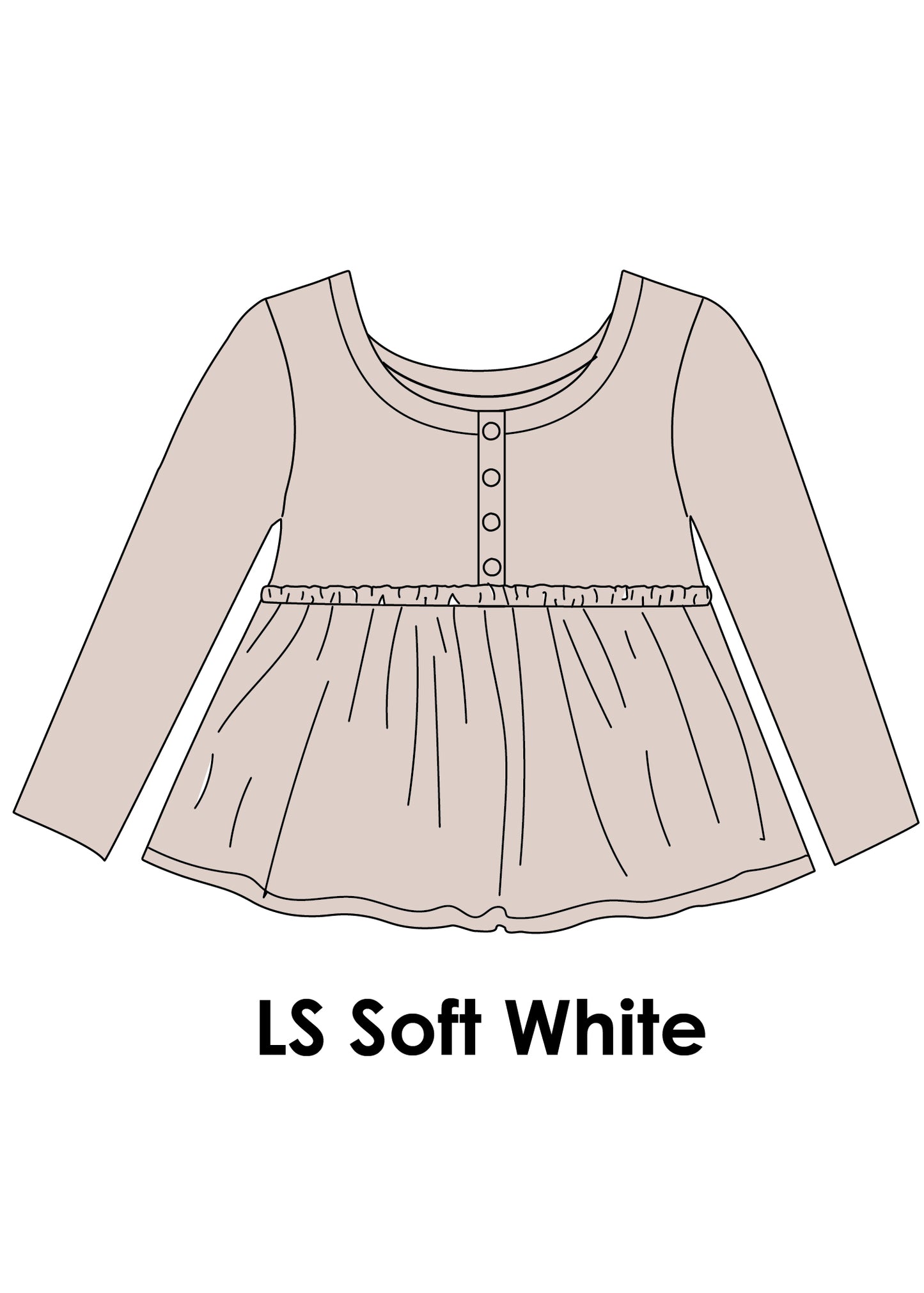 Baby Doll Button Tee *Pre-Order*