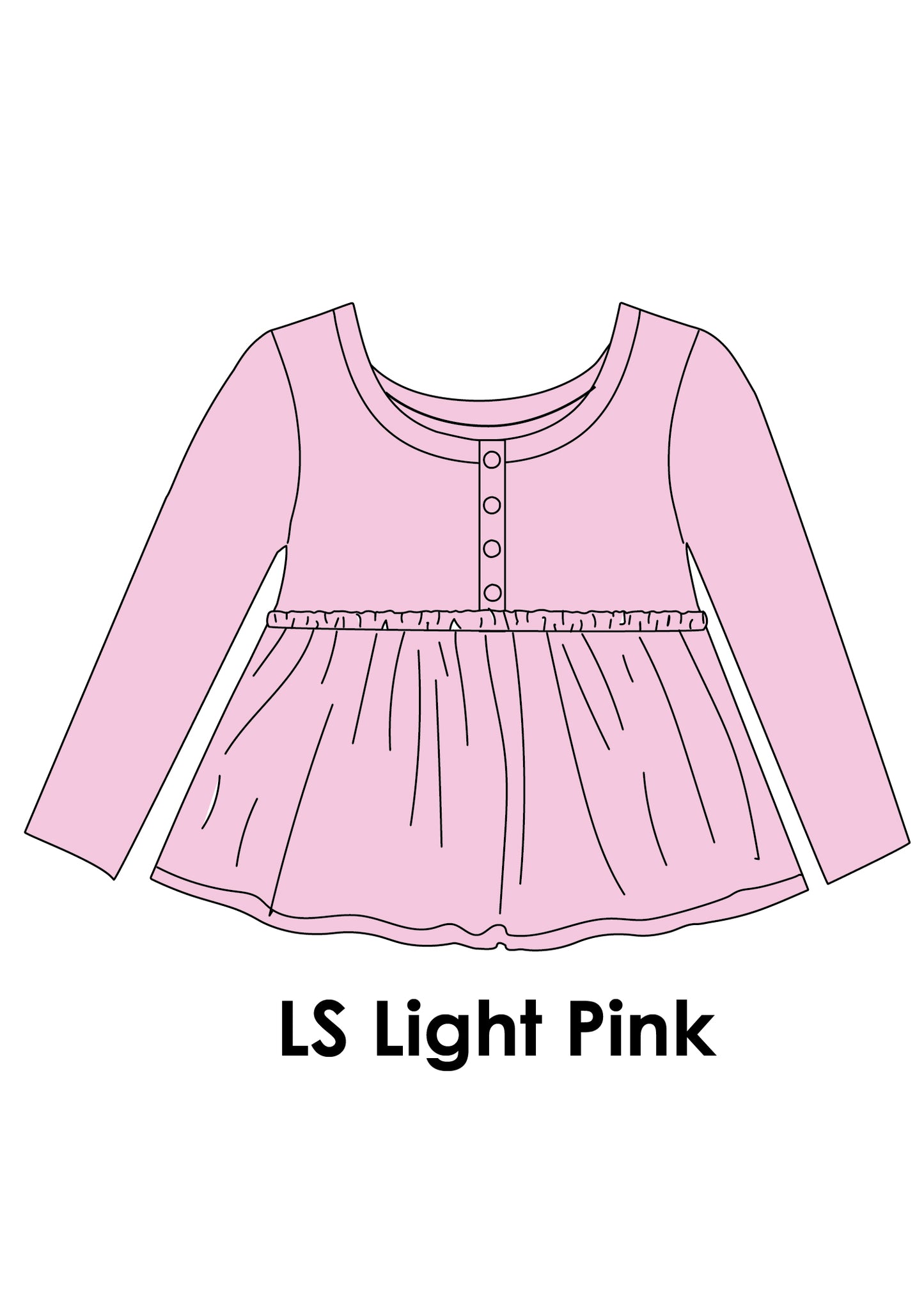 Baby Doll Button Tee *Pre-Order*