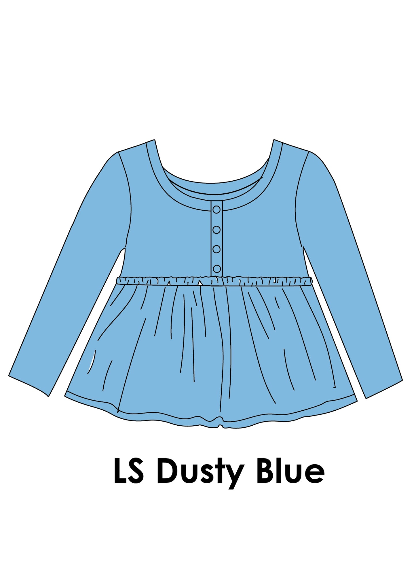 Baby Doll Button Tee *Pre-Order*